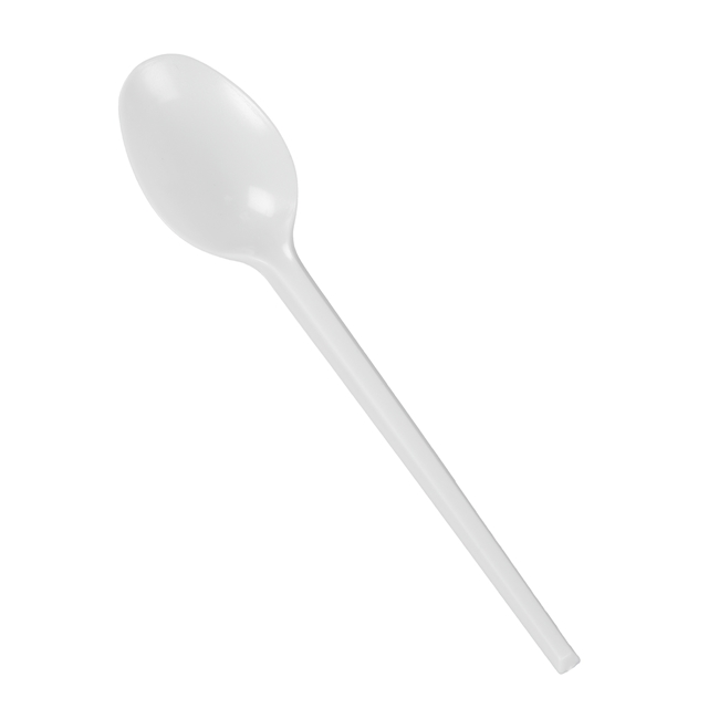 Sample spoon PS white